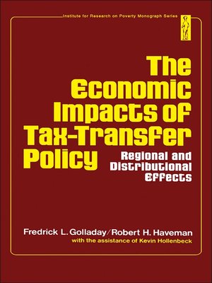 cover image of The Economic Impacts of Tax—Transfer Policy